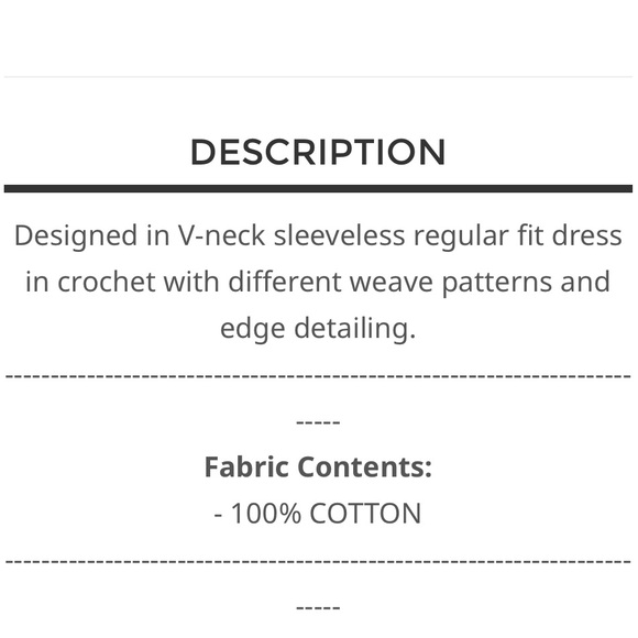 🆕 POL - Elegant Crochet Maxi Dress - Swim Cover - Edge Detailing - 100% COTTON - Picture 9 of 11